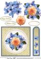 Flowers & Pearls Quick Card with Decoupage