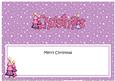 Xmas Merry Christmas Matching Large Dl Insert