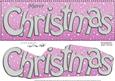 Large Dl Merry Christmas Quick Card 3D Decoupage