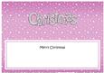 Xmas Merry Christmas Matching Large Dl Insert