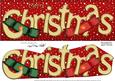 Large Dl Merry Christmas Quick Card 3D Decoupage