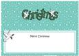 Xmas Merry Christmas Matching Large Dl Insert