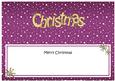 Xmas Merry Christmas Matching Large Dl Insert
