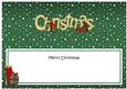 Xmas Merry Christmas Matching Large Dl Insert