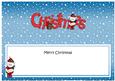 Xmas Merry Christmas Matching Large Dl Insert