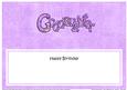 Birthday Goddaughter Matching Large Dl Insert
