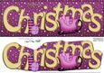 Large Dl Merry Christmas Quick Card 3D Decoupage
