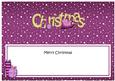 Xmas Merry Christmas Matching Large Dl Insert
