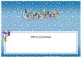 Xmas Merry Christmas Matching Large Dl Insert
