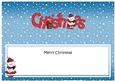 Xmas Merry Christmas Matching Large Dl Insert