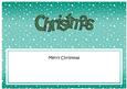 Xmas Merry Christmas Matching Large Dl Insert