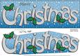 Large Dl Merry Christmas Quick Card 3D Decoupage