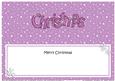 Xmas Merry Christmas Matching Large Dl Insert