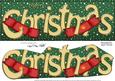 Large Dl Merry Christmas Quick Card 3D Decoupage