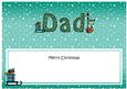 Xmas Christmas Dad Matching Large Dl Insert