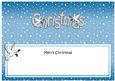 Xmas Merry Christmas Matching Large Dl Insert