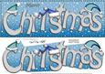 Large Dl Merry Christmas Quick Card 3D Decoupage