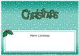 Xmas Merry Christmas Matching Large Dl Insert