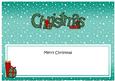 Xmas Merry Christmas Matching Large Dl Insert