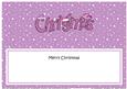 Xmas Merry Christmas Matching Large Dl Insert