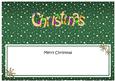 Xmas Merry Christmas Matching Large Dl Insert