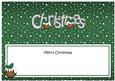 Xmas Merry Christmas Matching Large Dl Insert
