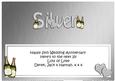 Silver Anniversary Large Dl Matching Large Dl Insert