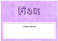 Birthday Mam Matching Large Dl Insert