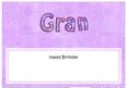 Birthday Gran Large Dl Matching Insert