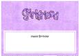 Birthday Girlfriend Large Dl Matching Insert