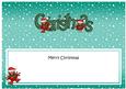 Xmas Merry Christmas Matching Large Dl Insert