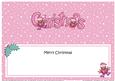 Xmas Merry Christmas Matching Large Dl Insert