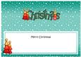 Xmas Merry Christmas Matching Large Dl Insert
