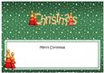 Xmas Merry Christmas Matching Large Dl Insert