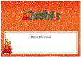 Xmas Merry Christmas Matching Large Dl Insert