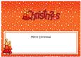 Xmas Merry Christmas Matching Large Dl Insert
