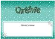 Xmas Merry Christmas Matching Large Dl Insert