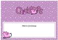 Xmas Merry Christmas Matching Large Dl Insert