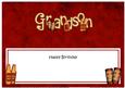 Birthday Grandson Large Dl Matching Insert