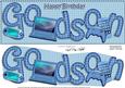 Birthday Godson Large Dl Card N 3D Decoupage