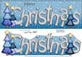 Large Dl Merry Christmas Quick Card 3D Decoupage