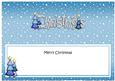 Xmas Merry Christmas Matching Large Dl Insert