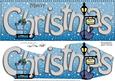 Large Dl Merry Christmas Quick Card 3D Decoupage