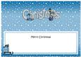 Xmas Merry Christmas Matching Large Dl Insert
