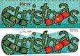 Large Dl Merry Christmas Quick Card 3D Decoupage