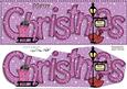 Large Dl Merry Christmas Quick Card 3D Decoupage