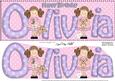 Girlz Birthday Olivia Large Dl Quick Card 3D Decoupage