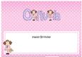 Girlz Birthday Olivia Large Dl Matching Large Dl Insert