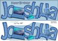Birthday Joshua Large Dl Quick Card 3D Decoupage