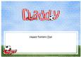 Fathers Day Daddy Football Large Dl Matching Insert